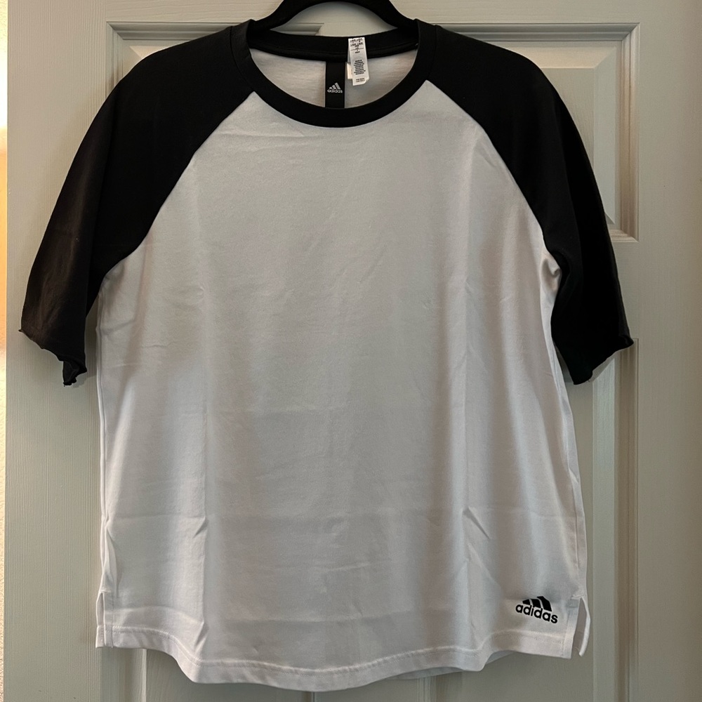 Adidas ladies 1/4 Sleeve baseball tee